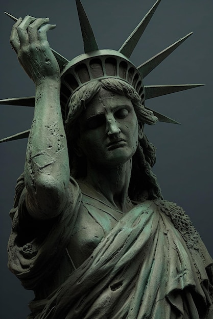 Foto de la estatua de la libertad en Nueva York