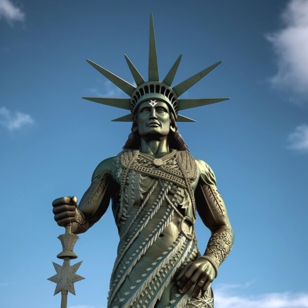 una foto de la estatua de la libertad