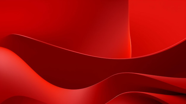 Foto de estilo corporativo fondo de presentación rojo fondo de onda roja AI generado