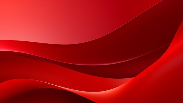 Foto de estilo corporativo fondo de presentación rojo fondo de onda roja AI generado