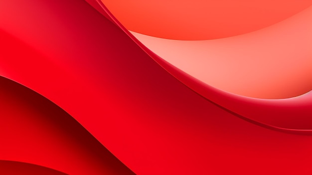 Foto de estilo corporativo fondo de presentación rojo fondo de onda roja AI generado
