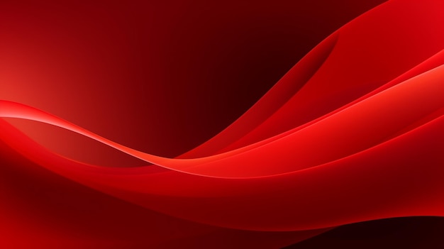 Foto de estilo corporativo fondo de presentación rojo fondo de onda roja AI generado
