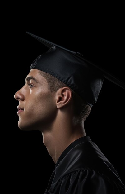 foto de estudiante feliz con la graduación