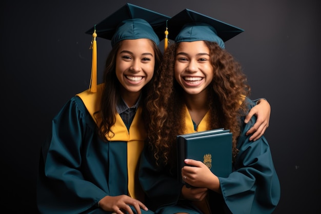 Foto de un estudiante de graduación