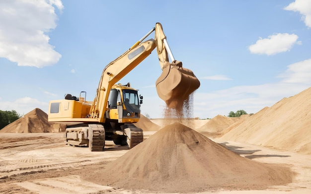 Foto de la excavadora