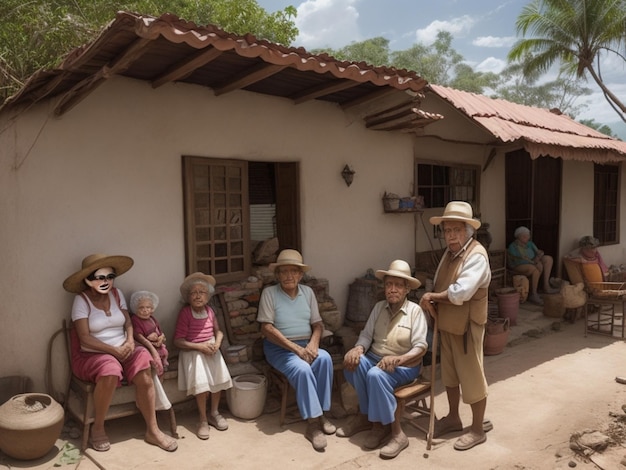 Foto foto de familia colombiana