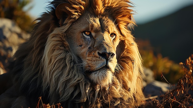 Foto de la familia del león