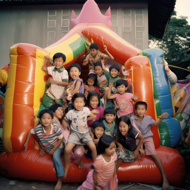 una foto de feliz día del niño celebrado