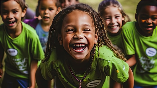 una foto de feliz día del niño celebrado