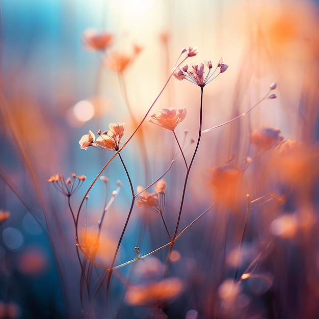 foto de una flor borrosa