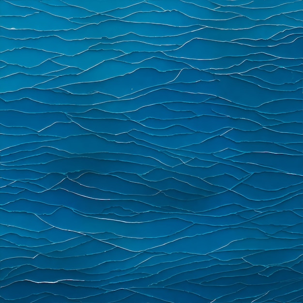 Foto de un fondo azul vibrante con líneas onduladas abstractas