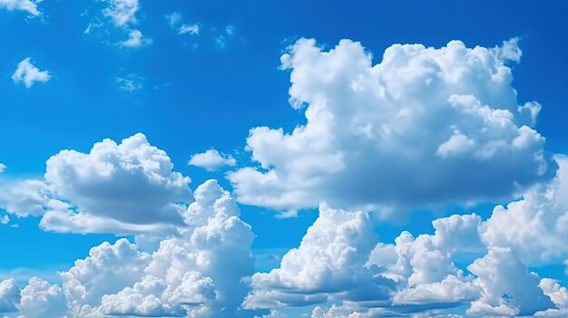 foto de fondo de cielo azul de nubes Ultra Realista