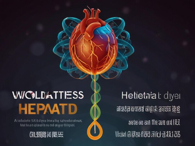 Foto de fondo del Día Mundial de la Hepatitis