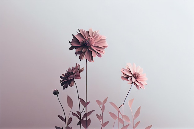Foto de fondo floral abstracto