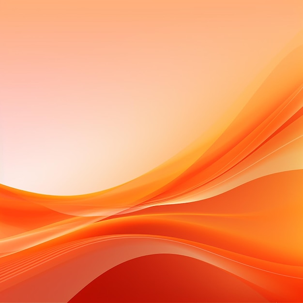 Foto de fondo de formas de onda abstractas de color naranja