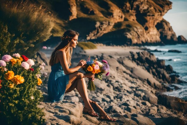 Una foto de fondo hermosa muy bonita una foto de comida diferente una foto de paisajes coloridos diferentes IA