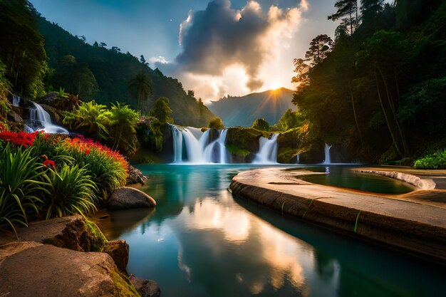 Foto una foto de fondo hermosa muy bonita una foto de comida diferente una foto de paisajes coloridos diferentes