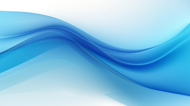 Foto de fondo de ondas azules telón de fondo de olas azules para el diseño AI Generado