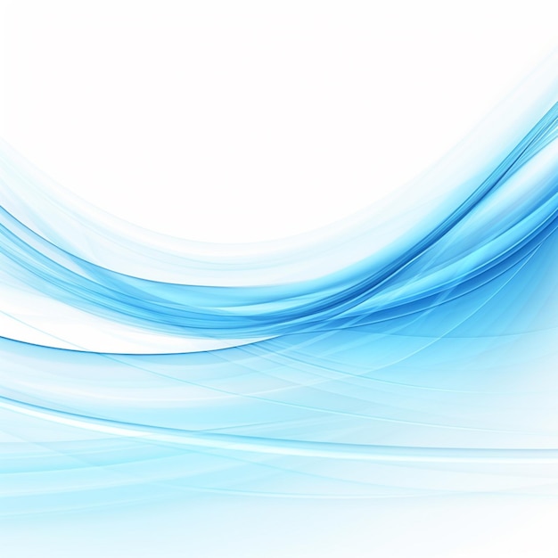 Foto de fondo de ondas azules telón de fondo de olas azules para el diseño AI Generado