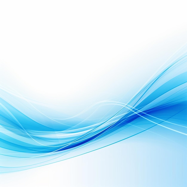 Foto de fondo de ondas azules telón de fondo de olas azules para el diseño AI Generado