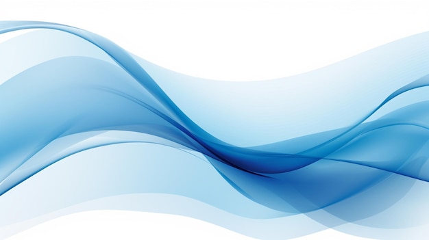 Foto de fondo de ondas azules telón de fondo de olas azules para el diseño AI Generado