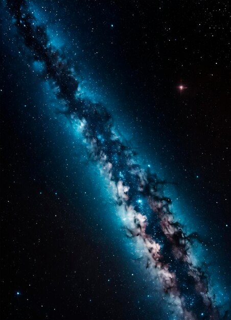 Foto foto del fondo de pantalla del cielo estrellado.