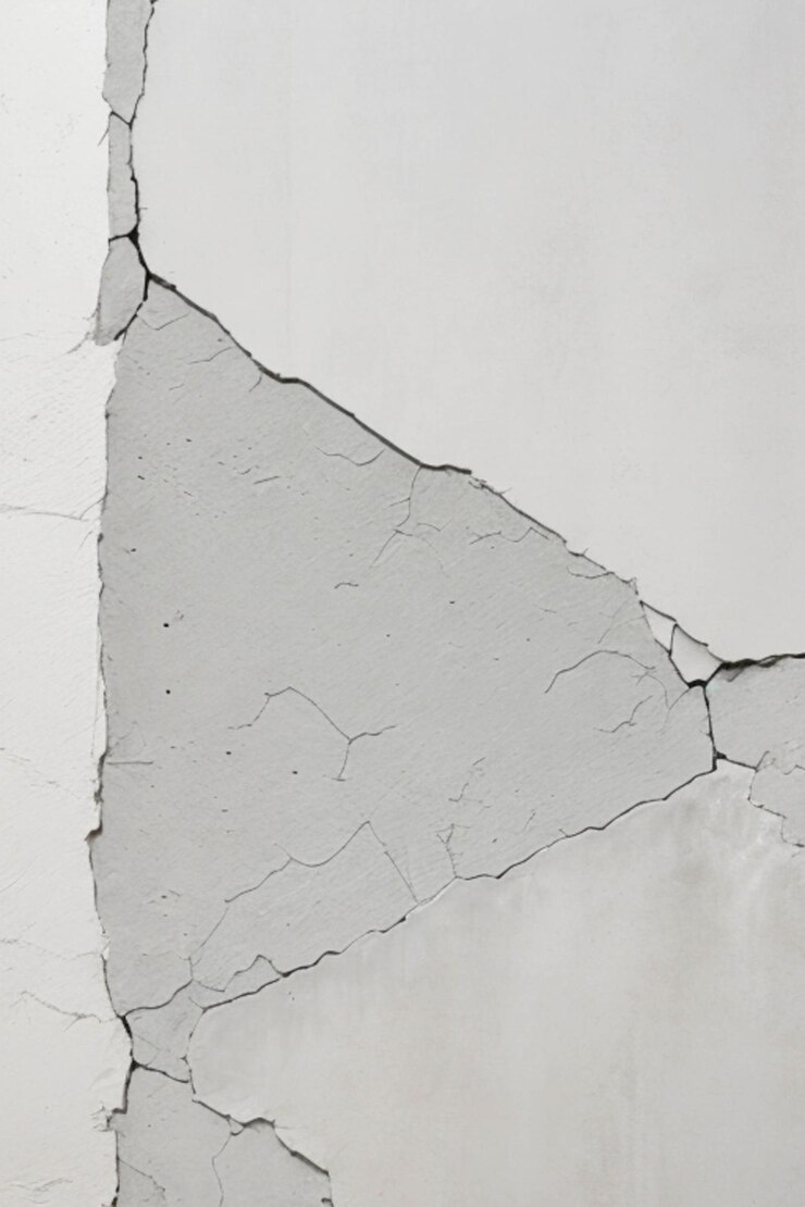 foto de fondo de pared blanco con textura grunge agrietada