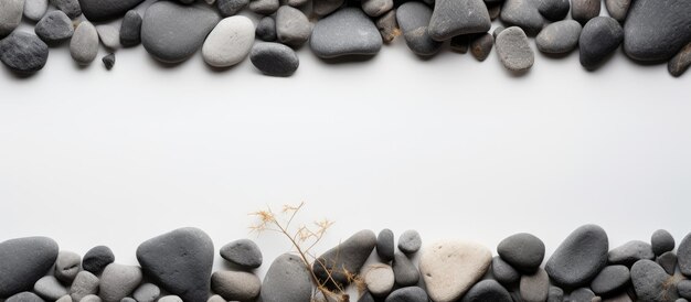 Foto de una formación de rocas en un paisaje natural con espacio para copiar