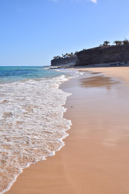 Foto Foto da Bela Praia Oceânica de Areia