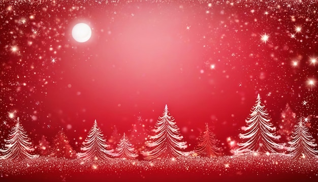 Foto frohe Weihnachten roter Hintergrund