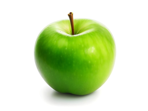 Foto de fruta fresca de manzana verde.