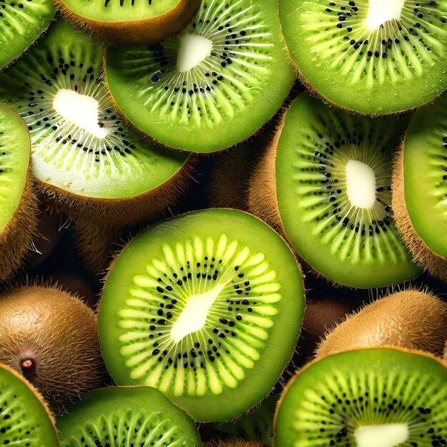 Foto foto de una fruta de kiwi aislada en el fondo