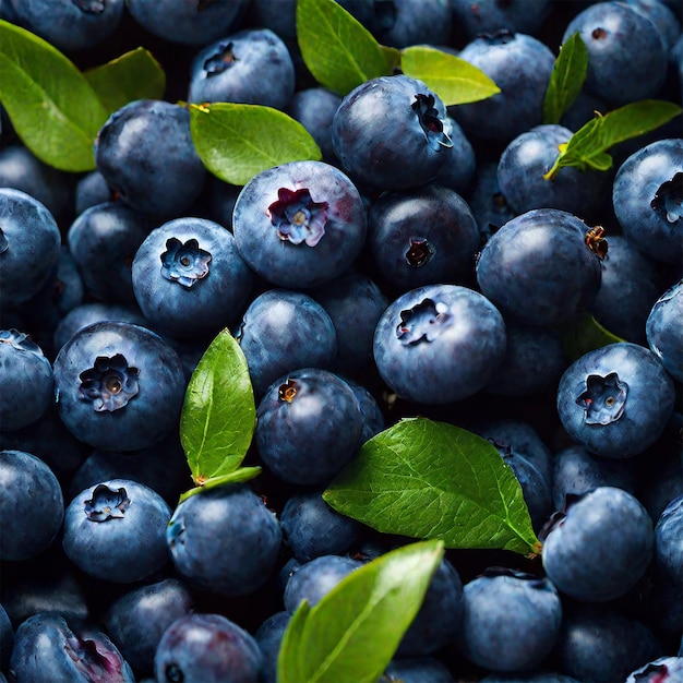 Foto de frutas de fondo de arándanos