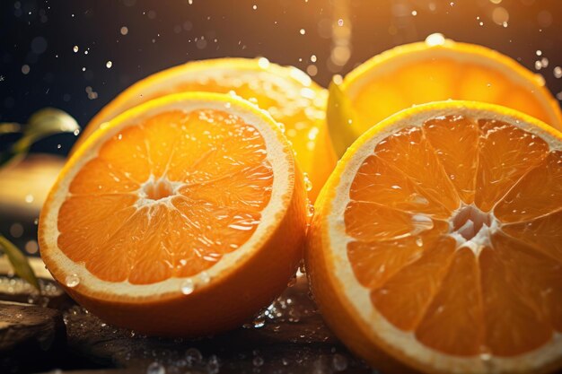 Foto de frutas de naranja Generar Ai