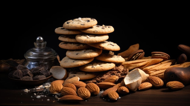 Foto de las galletas de chocolate