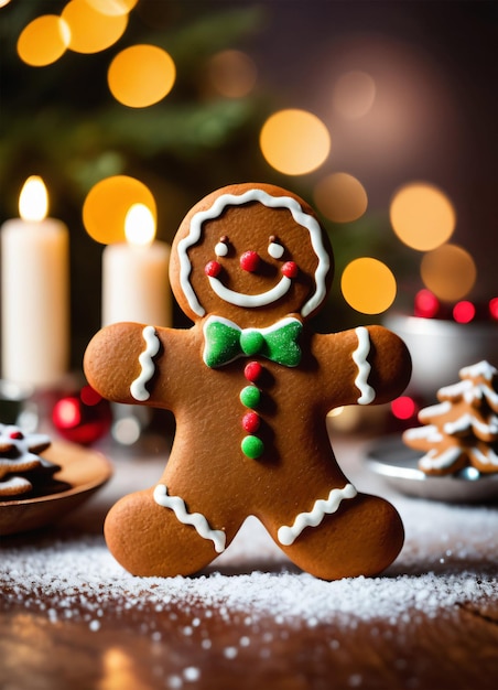 Foto de las galletas de Navidad del hombre de Gibgerbread