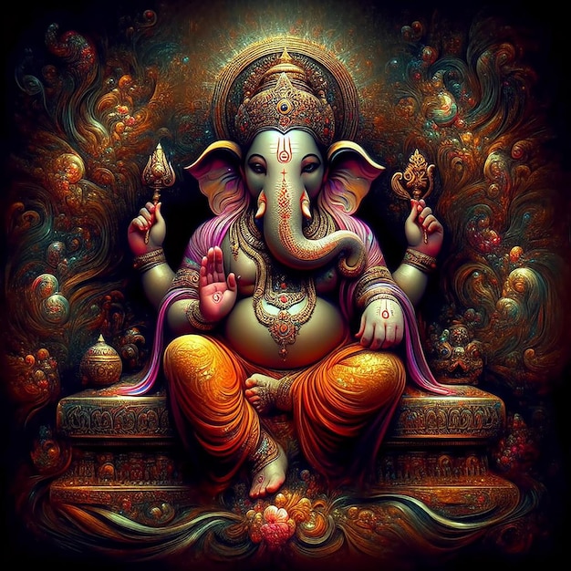 Foto foto ganesh chaturthi ganpati festival generador por ai