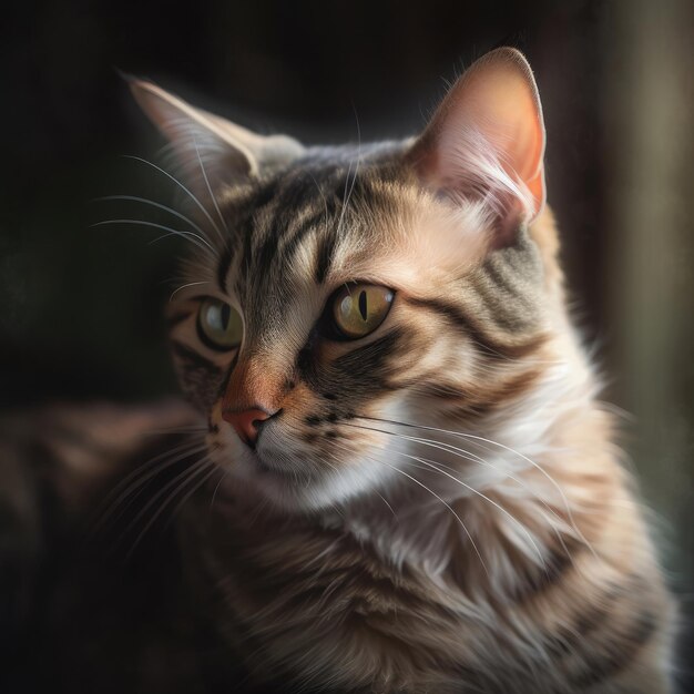 FOTO Un gato de ojos verdes mira a la cámara