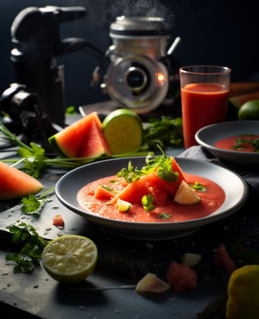 Foto Gazpacho Receita Melancia