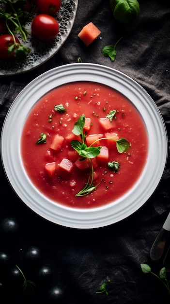 Foto Gazpacho-Rezept Wassermelone