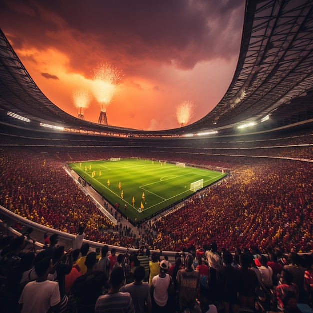 Foto Ghana contra Alemania en el estadio