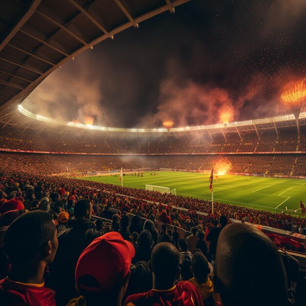 foto ghana vs marrocos no estádio