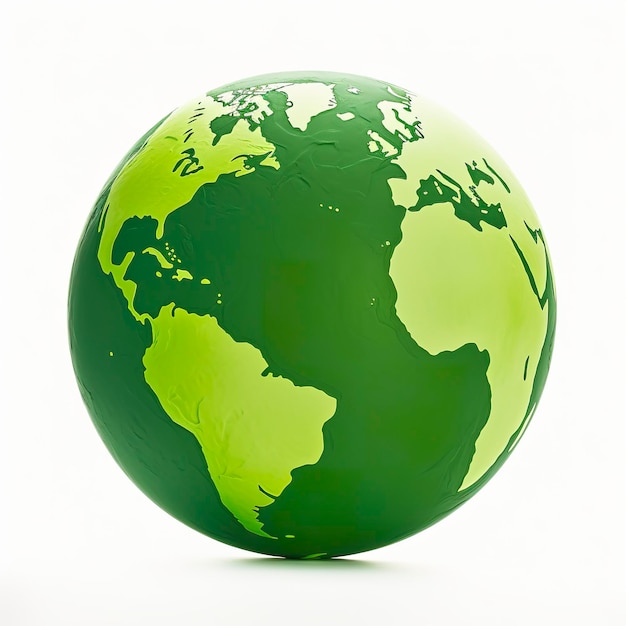 Foto un globo verde con la palabra generat ai