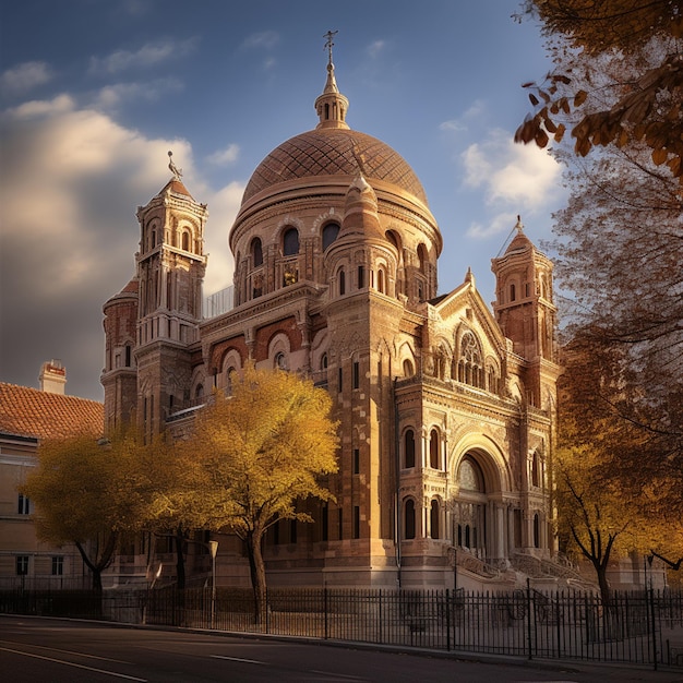 Foto de la gran sinagoga de Budapest en Hungría