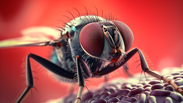 una foto gratis de abeja renderizada en 3d