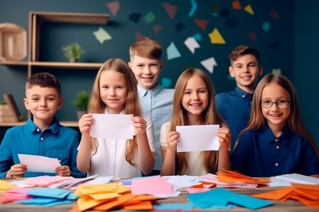 Foto gratis alumnos de primaria en clase