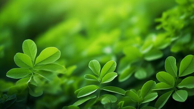 Foto gratis de cerca de hojas verdes en la naturaleza.