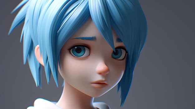 una foto gratis de diseño de personajes animados renderizados en 3d