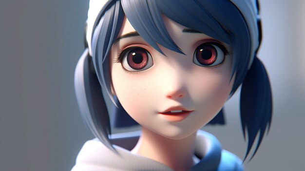 una foto gratis de diseño de personajes animados renderizados en 3d