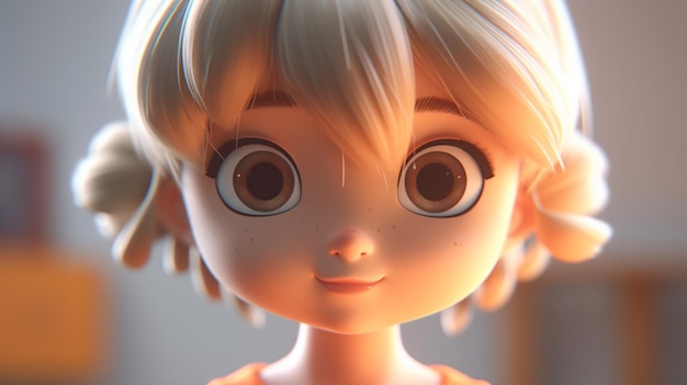 una foto gratis de diseño de personajes animados renderizados en 3d